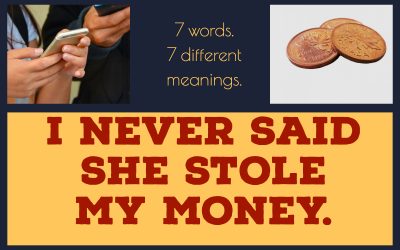 Text on a Screen and Meaning