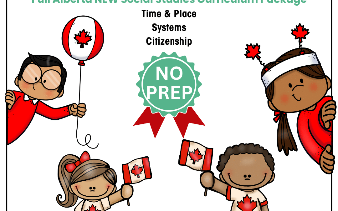 No Prep Alberta Grade 4 New Curriculum Social Studies Resources