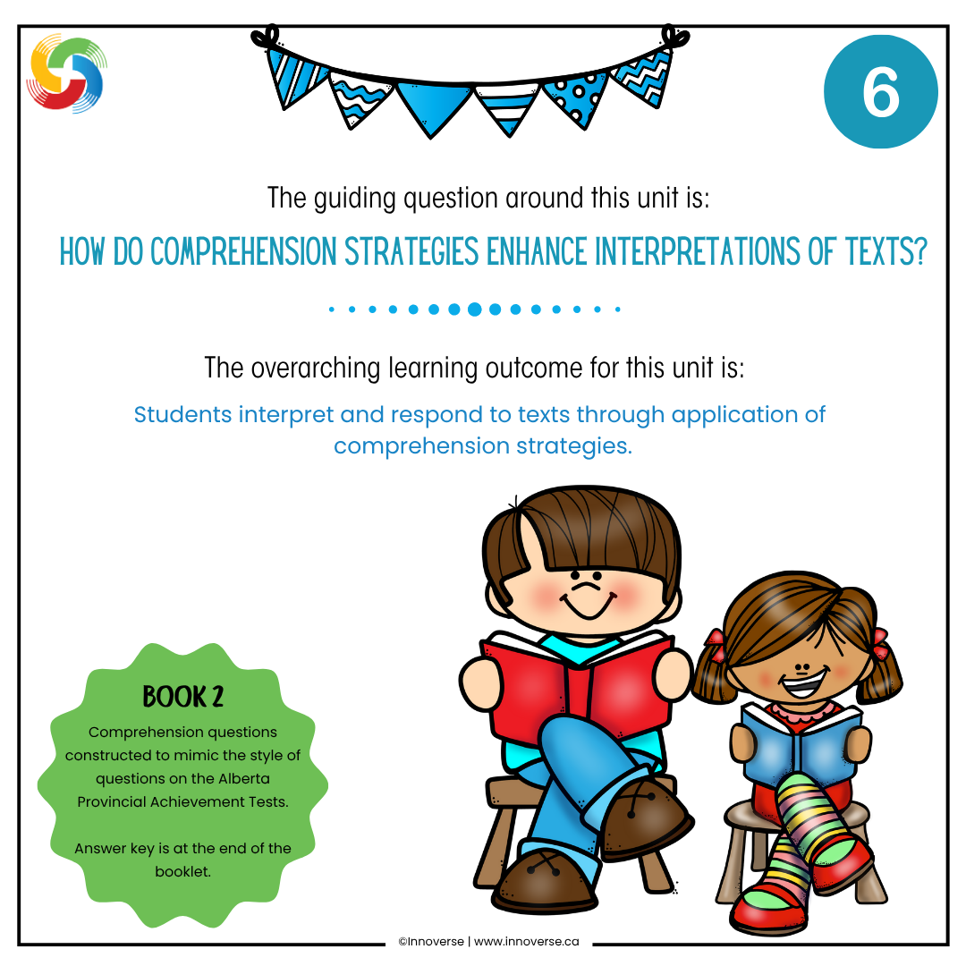 Alberta Grade 6 ELAL Reading Comprehension Unit 3