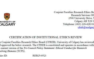 I got my Ethics Approval!
