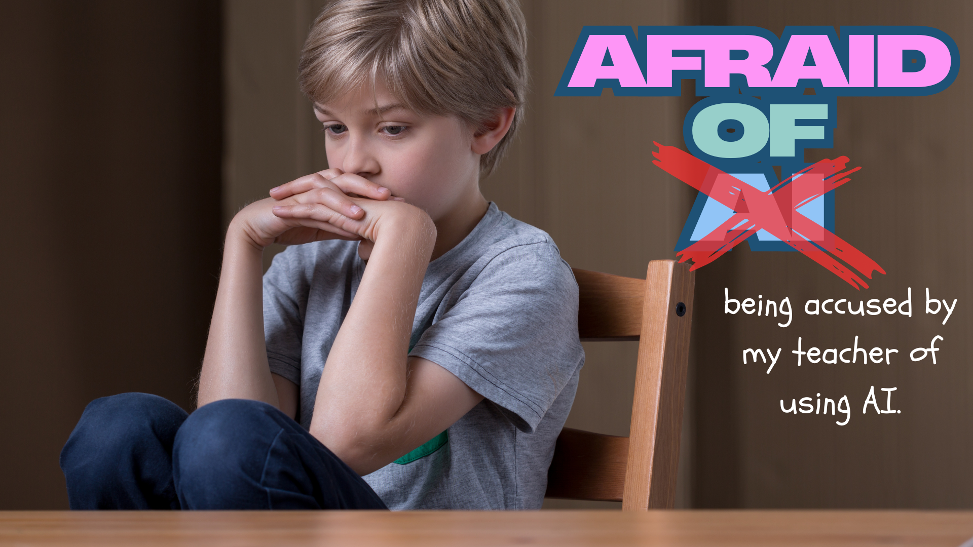 I'm afraid my teacher will accuse me of using AI rectangular