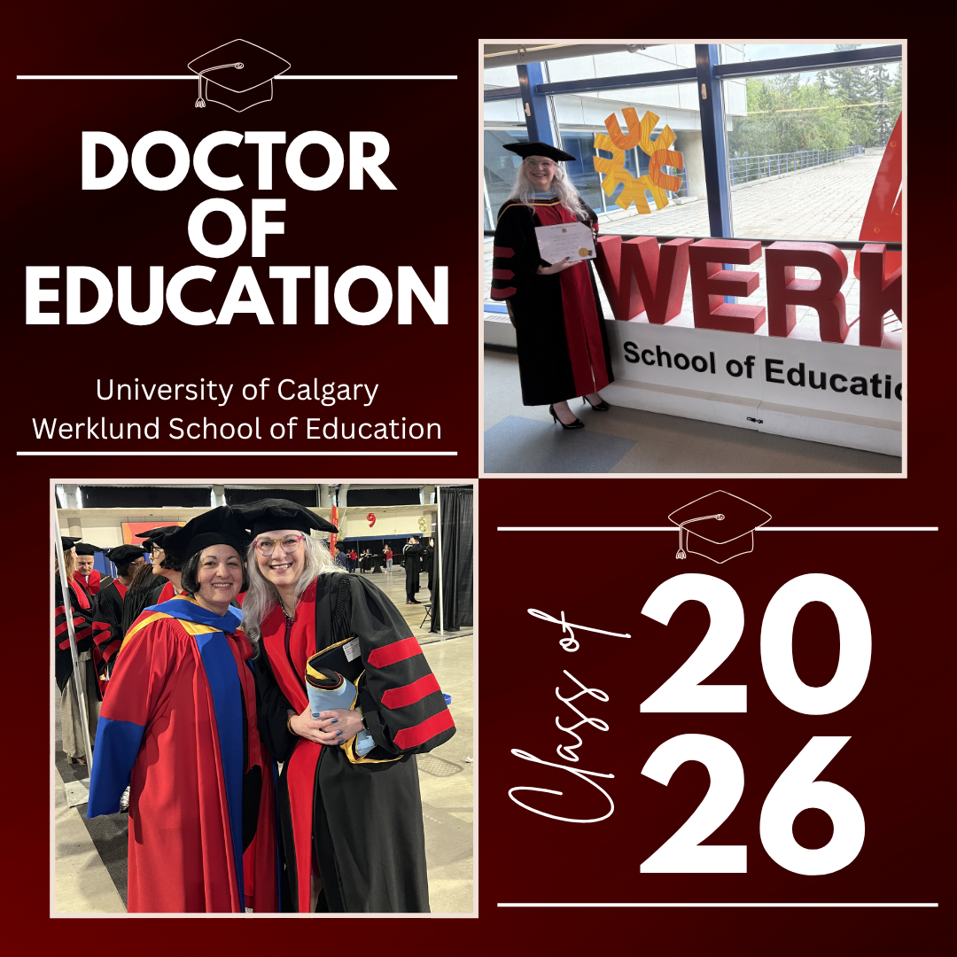 UCalgary Werklund School Education Convocation 2026 EdD